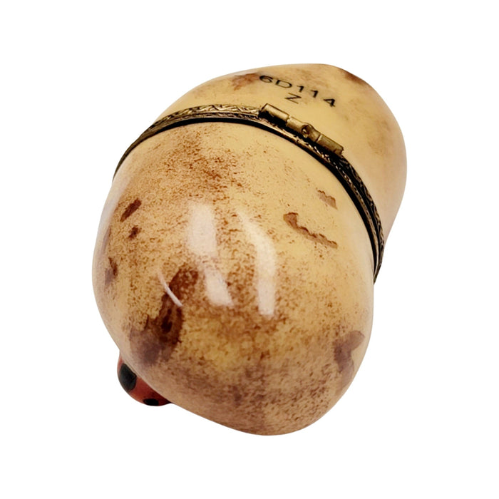 Charming Potato Limoges Box for Home Decor Porcelain Limoges vegetables French Trinket Box