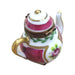 Charming Purple Teapot for Collectors Porcelain Limoges China French Trinket Box