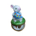 Charming Rabbit Limoges Box for Collectors Porcelain Limoges rabbit French Trinket Box