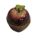 Charming Red Apple Limoges Box for Collectors Porcelain Limoges fruit French Trinket Box