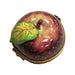 Charming Red Apple Limoges Box for Collectors Porcelain Limoges fruit French Trinket Box