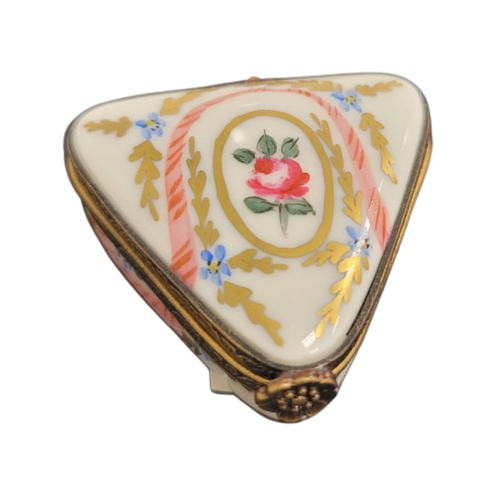 Elegant Floral Limoges Box for Collectors Porcelain Limoges Shaped French Trinket Box