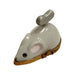 Charming Wind Up Mouse Box for Collectors Porcelain Limoges mouse French Trinket Box