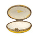 Charming Floral Limoges Box for Luxury Collectors Porcelain Limoges round French Trinket Box