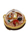 Cheese on Platter under Dome Limoges Box Porcelain Figurine-furniture home food LIMOGES BOXES-CH2P215