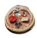 Cheese on Platter under Dome Limoges Box Porcelain Figurine-furniture home food LIMOGES BOXES-CH2P215