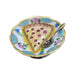 Cherry Pie Delight for Dessert Lovers Porcelain Limoges Dessert French Trinket Box