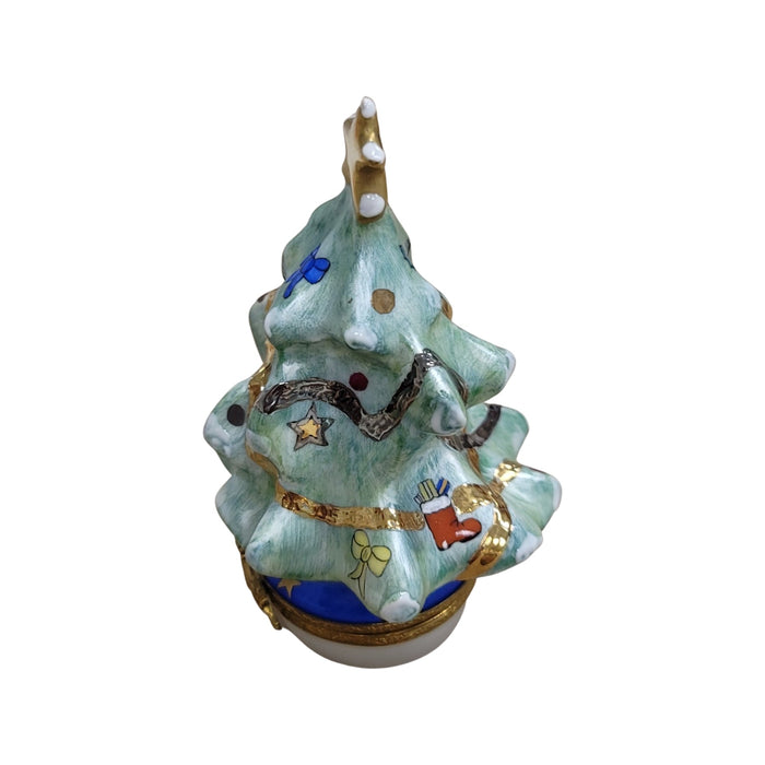 Christmas Tree Limoges Box Porcelain Figurine-Christmas Tree-CH8C267