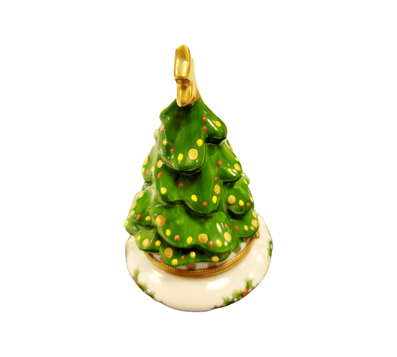 Christmas Tree Limoges Box for Holiday Collectors Porcelain Limoges Christmas Tree French Trinket Box