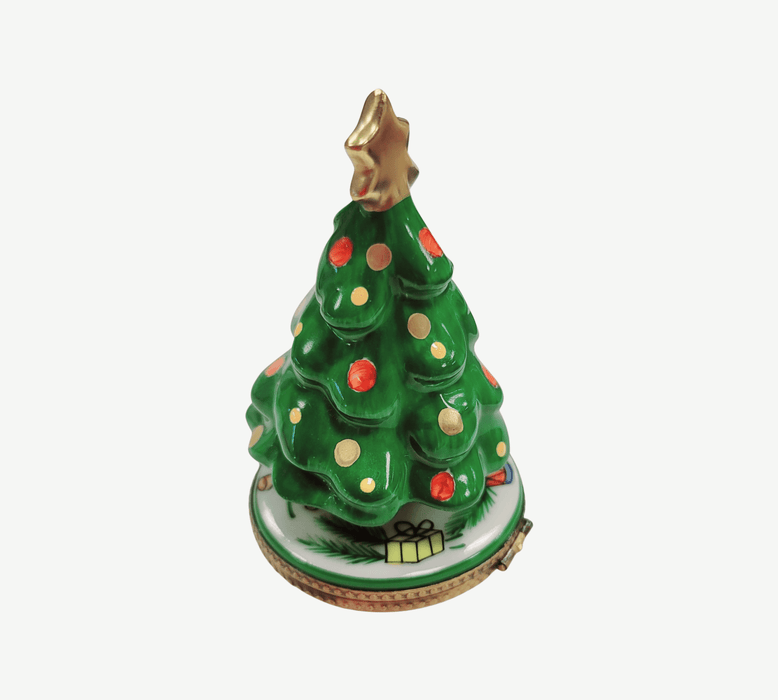 Christmas Tree Limoges Box for Holiday Collectors Porcelain Limoges Christmas Tree French Trinket Box