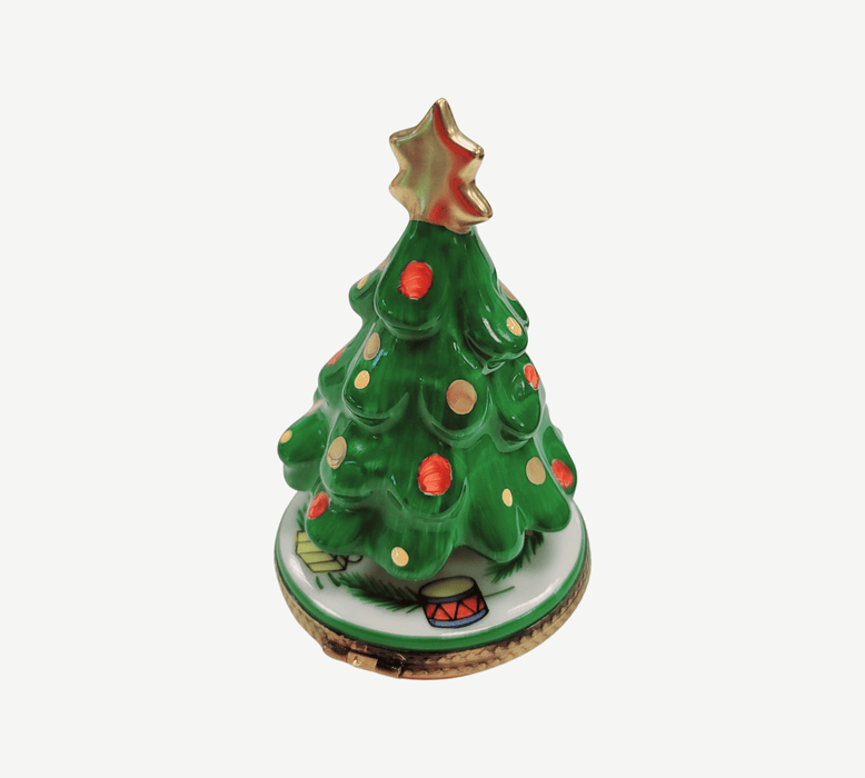 Christmas Tree Limoges Box for Holiday Collectors Porcelain Limoges Christmas Tree French Trinket Box