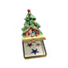 Christmas Tree w Nativity Limoges Box Porcelain Figurine-Christmas Tree-CH9J151