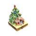 Christmas Tree w Nativity Limoges Box Porcelain Figurine-Christmas Tree-CH9J151