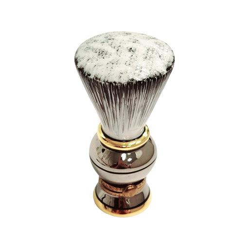 Chrome Shaving Brush Box for Grooming Enthusiasts Porcelain Limoges fashion limoges boxes French Trinket Box