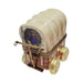 Limoges Boutique presents the Chuck Wagon Old West American, a genuine Limoges box painted by hand in France