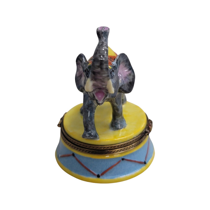 Circus Elephant Limoges Box for Collectors Porcelain Limoges Wild Limoges elephant circus French Trinket Box