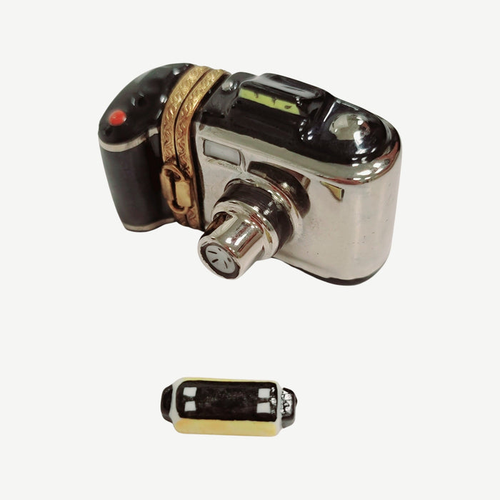 Classic Camera Limoges Box for Photography Lovers Porcelain Limoges beach travel French Trinket Box