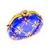 Cobalt Blue Purse w Gold - One of a Kind Hand Painted Limoges Box Porcelain Figurine-purse trinket box limoges-CHPU8