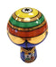 Colorful Hot Air Balloon Limoges for Collectors Porcelain Limoges travel vehicle French Trinket Box