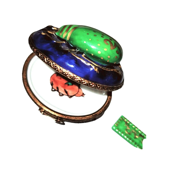 Computer Beetle Limoges Box for Tech Lovers Porcelain Limoges bug critters limoges boxes French Trinket Box