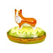 Corgi Dog Limoges Box for Dog Lovers Porcelain Limoges Dog French Trinket Box