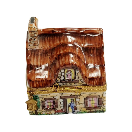 Cottage House Limoges Box for Collectors Porcelain Limoges home French Trinket Box