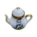 Cow Tea Pot Limoges Box for Collectors Porcelain Limoges China French Trinket Box