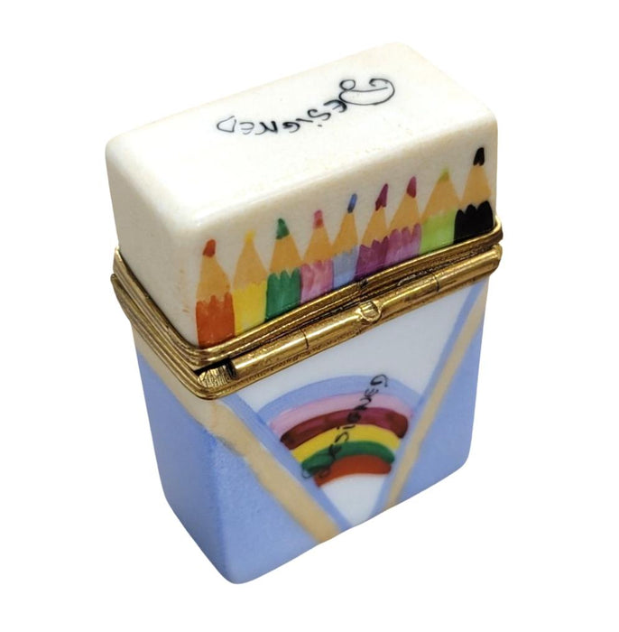 Crayon de Couleur Limoges Box Porcelain Figurine-fine art Baby LIMOGES BOXES-CH7N11