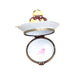Cream Puff Delight for Dessert Lovers Porcelain Limoges Dessert French Trinket Box
