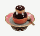 Cream Puff Elegance for Collectors Porcelain Limoges Dessert French Trinket Box