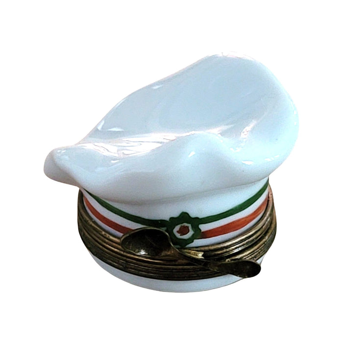 Chef Hat Limoges Box for Culinary Enthusiasts Porcelain Limoges Professional Food French Trinket Box