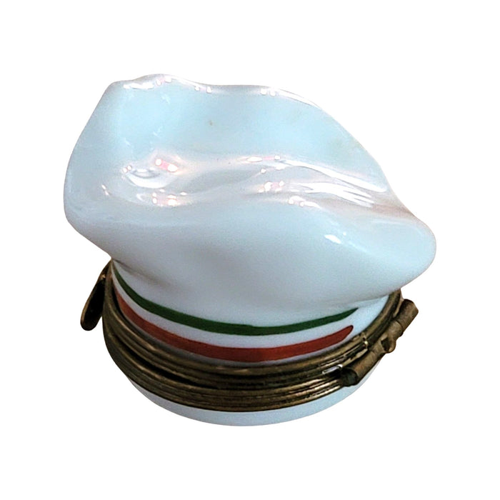 Chef Hat Limoges Box for Culinary Enthusiasts Porcelain Limoges Professional Food French Trinket Box