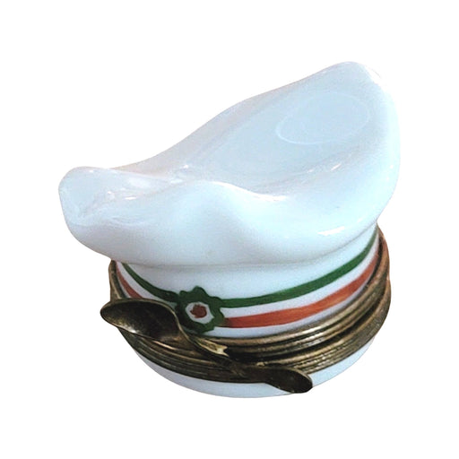 Chef Hat Limoges Box for Culinary Enthusiasts Porcelain Limoges Professional Food French Trinket Box