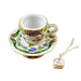 Butterfly Cup & Saucer for Nature Lovers Porcelain Limoges China French Trinket Box