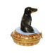 Dachshund Limoges Box for Dog Lovers Porcelain Limoges Dog French Trinket Box