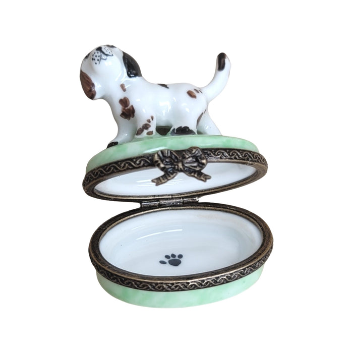 Dalmatian Dog Limoges Box for Dog Lovers Porcelain Limoges dog LIMOGES BOXES French Trinket Box