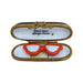 Designer Sun Glasses Limoges Box Porcelain Figurine-fashion limoges boxes-CH8C180