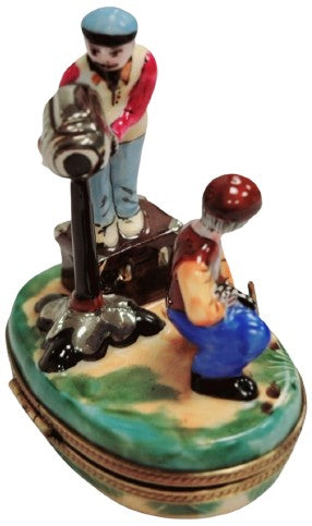 Director's Film Camera Limoges Box for Film Lovers Porcelain Limoges art fine professional French Trinket Box