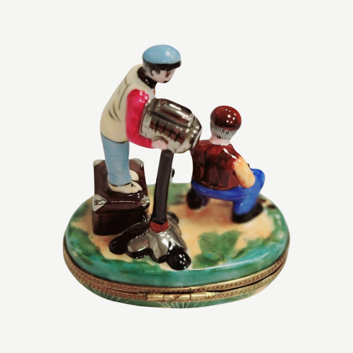 Director's Film Camera Limoges Box for Film Lovers Porcelain Limoges art fine professional French Trinket Box