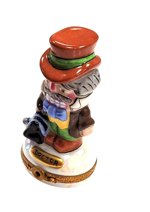 Doctor Limoges Box Figurine for Collectors Porcelain Limoges figurine professional nutcracker French Trinket Box