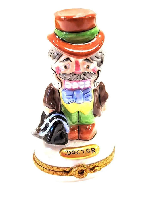 Doctor Limoges Box Figurine for Collectors Porcelain Limoges figurine professional nutcracker French Trinket Box