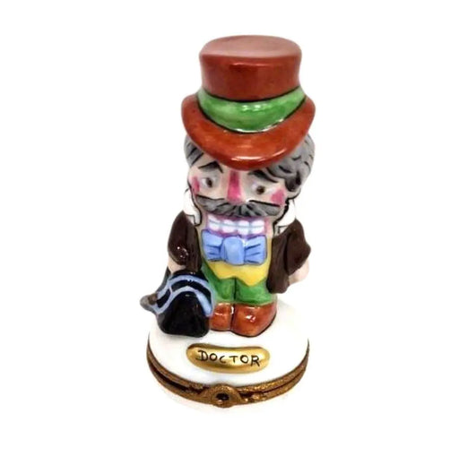 Doctor Limoges Box Figurine for Collectors Porcelain Limoges figurine professional nutcracker French Trinket Box