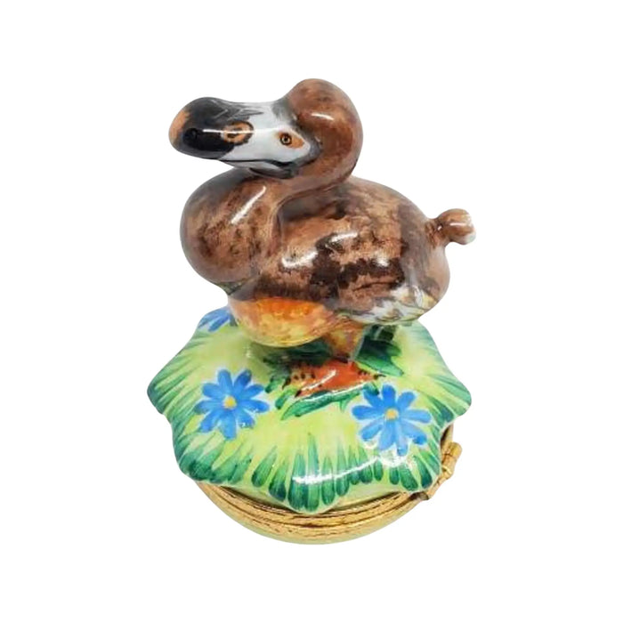 Dodo Bird Graduation Keepsake Porcelain Limoges Bird Graduation French Trinket Box
