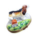 Dog Peeing Limoges Box for Dog Lovers Porcelain Limoges dog limoges box French Trinket Box