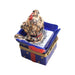 Dog in Blue Gift Present-dog limoges xmas-CH9J105
