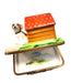Dog in Doghouse Limoges Box for Collectors Porcelain Limoges dog French Trinket Box