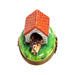 Dog in Dog House-dog LIMOGES BOXES-CH2P105