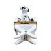 Dog on Director Chair for Collectors Porcelain Limoges Dog Furniture French Trinket Box