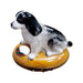 Dog w Ball-dog limoges box-CH3P308
