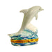 Dolphin Limoges Box for Ocean Lovers Porcelain Limoges Fish Ocean French Trinket Box